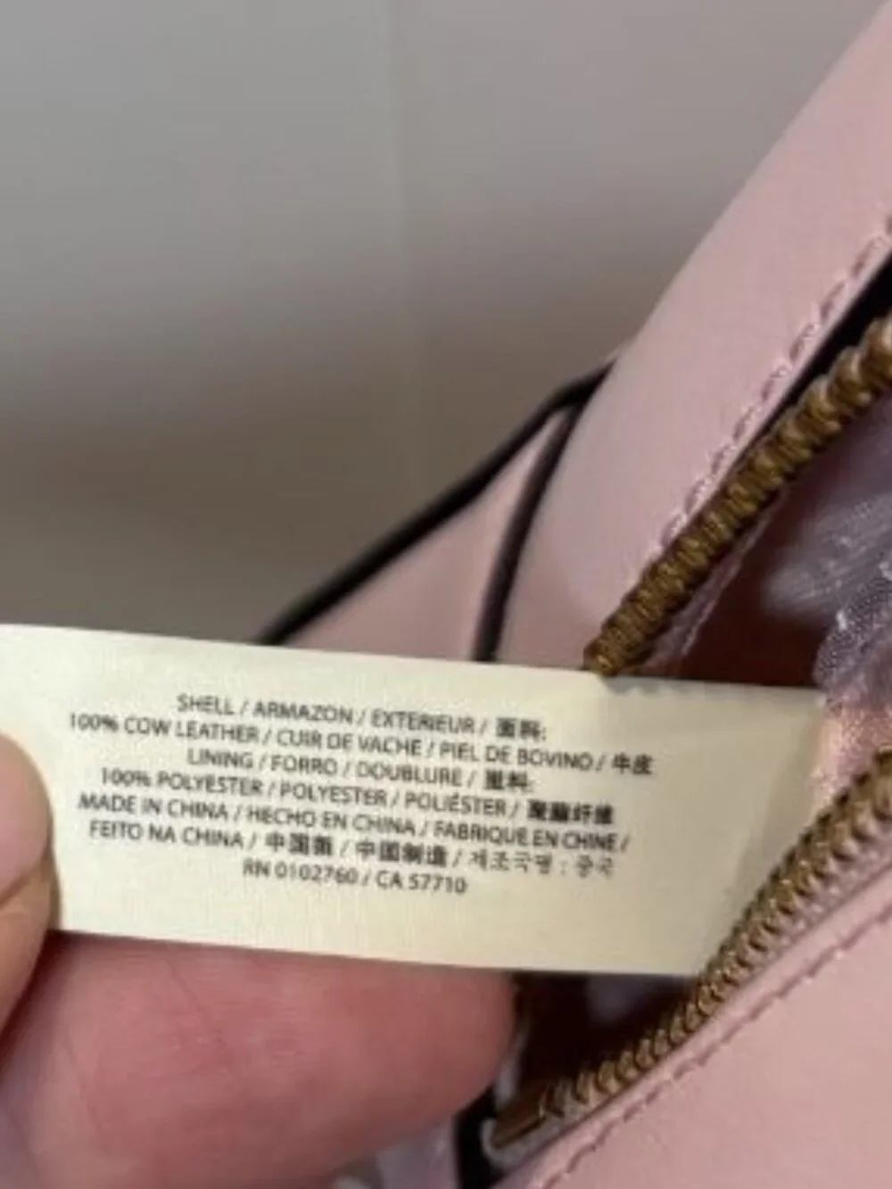 Kate Spade Helena Street Rocki Satchel Cow Leather Light Pink Studded Purse